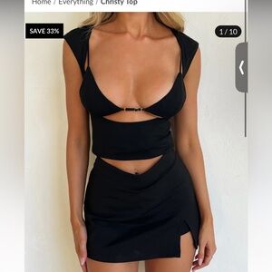 Christy top tiger mist